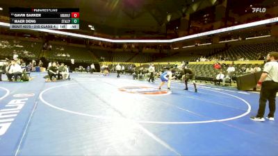 215 Class 4 lbs Cons. Round 2 - Gavin Barker, Grain Valley vs Maer Deng, Staley