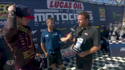 Jett Lawrence Talks About Winning The 2022 Lucas Oil Pro Motocross - 250 Class Championship
