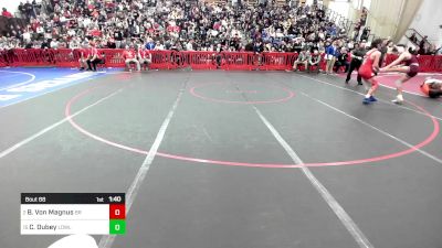 132 lbs Round Of 16 - Brent Von Magnus, Bridgewater-Raynham vs Christopher Dubey, Lowell