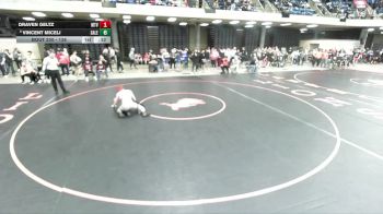 138 lbs Champ. Round 2 - Vincent Miceli, Brother Rice vs Draven Geltz, Tremont
