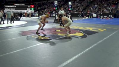 157 lbs Consi Of 16 #2 - Jacob Briggs, Elk Grove (SJ) vs Daryn Leon, Brawley (SD)