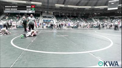 70 lbs Consolation - Jenson Henley, Skiatook Youth Wrestling vs Creed Bruens, Carl Albert