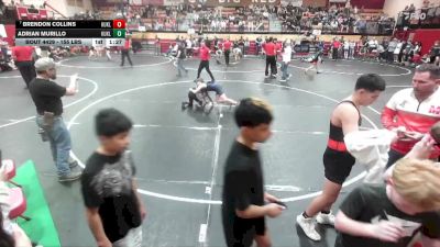 92 lbs Cons. Quarters - Brendon Collins, Kuna Klub vs Adrian Murillo, Kuna Klub