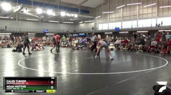 195 lbs Semis & 3rd Wb (16 Team) - Noah Matthis, Short Time WC vs Caleb Turner, Backyard Brawlers
