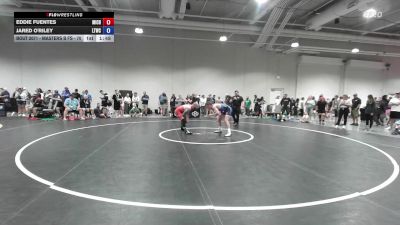 Masters B FS - 70 lbs Champ. Round 2 - Eddie Fuentes, Michigan vs Jared O'Riley, Lenox Tiger Wrestling Club