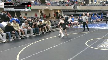 127 lbs Semis & 1st Wrestleback (8 Team) - Aiden Burns, Caledonia, MN vs Mark Patruszka, Xavier, CT