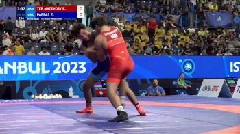 80 kg Final 3-5 - Erik Ter Matevosyan, Armenia vs Eleftherios Pappas, Greece