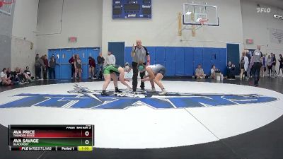 138 lbs Cons. Round 4 - Ava Savage, Blackfoot vs Ava Price, Thunder Ridge