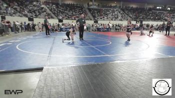 68 lbs Round Of 32 - Kol Burd, Weatherford Youth Wrestling vs Sawyer Smith, Little Axe Takedown Club