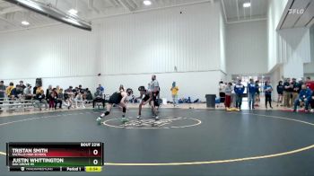 113 lbs Cons. Round 3 - Tristan Smith, Saltillo High School vs Justin Whittington, Oak Grove HS