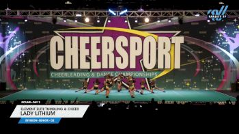 Element Elite Tumbling & Cheer - LADY LITHIUM [2025 L1 Senior - D2 Day 3] 2025 CHEERSPORT National All Star Cheerleading Championship
