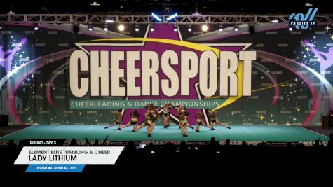Element Elite Tumbling & Cheer - LADY LITHIUM [2025 L1 Senior - D2 Day 3] 2025 CHEERSPORT National All Star Cheerleading Championship