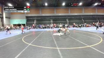106 lbs Cons. Round 6 - Diego Garcia, El Dorado vs Cody Holtberg, St. Mary`s