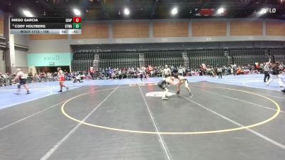 106 lbs Cons. Round 6 - Diego Garcia, El Dorado vs Cody Holtberg, St. Mary`s