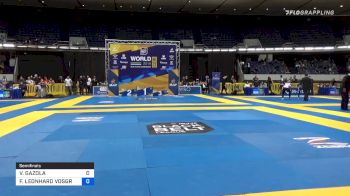 VINICIUS GAZOLA vs FREDERIC LEONHARD VOSGRÖNE 2019 World IBJJF Jiu-Jitsu No-Gi Championship