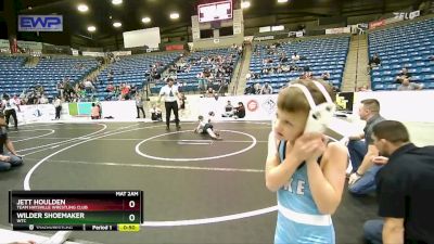 52 lbs Semifinal - Wilder Shoemaker, WTC vs Jett Houlden, Team Haysville Wrestling Club