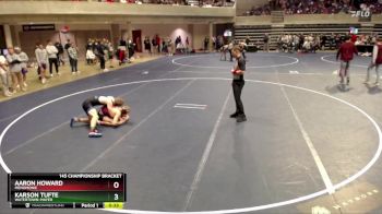 145 Championship Bracket Cons. Round 4 - Aaron Howard, Menomonie vs Karson Tufte, Watertown-Mayer