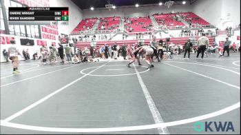 132-146 lbs Rr Rnd 2 - Kenzi Coker, Yukon Wrestling Academy vs Mahlea Warrior, Tecumseh Youth Wrestling