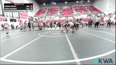 132-146 lbs Rr Rnd 2 - Kenzi Coker, Yukon Wrestling Academy vs Mahlea Warrior, Tecumseh Youth Wrestling