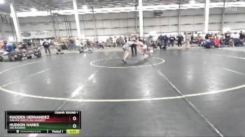 110 lbs Cons. Round 5 - Madden Hernandez, Sublime Wrestling Academy vs Hudson Hanks, 208 Badgers