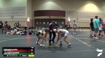 108 lbs Finals (8 Team) - Julianna Ocampo, Beast Mode WA Pink vs Demarco Kates, Team Gotcha