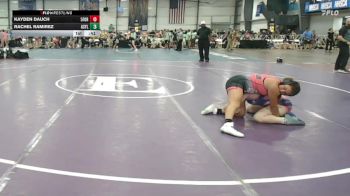 126 lbs Rr Rnd 1 - Kayden Dauch, 5forty Lady Brawlers II vs Rachel Ramirez, The Asylum Pink