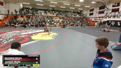 49-53 lbs Quarterfinal - Jackson Miears, Cody Wrestling Club vs Salvador Piplica, Riverton USA Wrestling