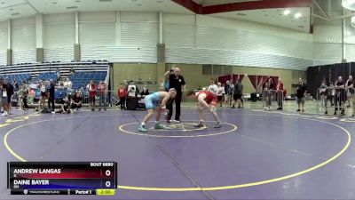 138 lbs Cons. Round 4 - Andrew Langas, IL vs Daine Bayer, OH