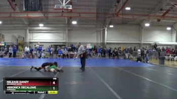 145 lbs Cons. Round 4 - Nelease Danzy, DELAWARE HAYES vs Veronica Decaluwe, HARRISON