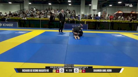 Richard Ge Keong Masato Ho vs Shannon Amil Horn 2026 American National IBJJF Jiu-Jitsu Championship
