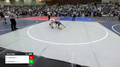 95 lbs Semifinal - Diesel Johnson, All In Wr Acd vs Archie Mendez, Nevada Elite