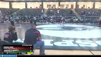 148 lbs Placement Matches (16 Team) - Maegan Flaherty, Prosper (Girls) vs Azana King, Euless Trinity (Girls)