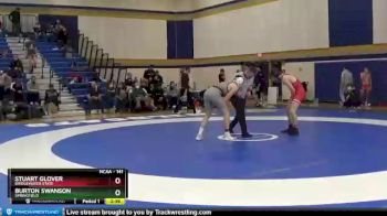 141 lbs Champ. Round 2 - Stuart Glover, Bridgewater State vs Burton Swanson, Springfield