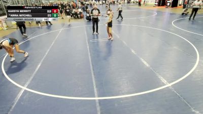 16U Girls - 110 lbs Champ. Round 1 - Vanessa Ortiz, Team Idaho Wrestling Club vs Khole Perez, Greg Gomez Trained Wrestling