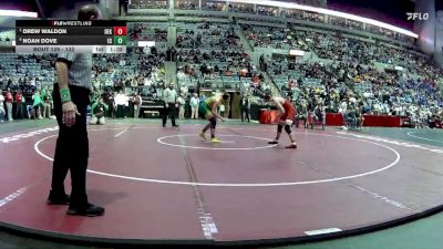 132 lbs Quarterfinal - Drew Waldon, Dekalb vs Noah Dove, Eastside