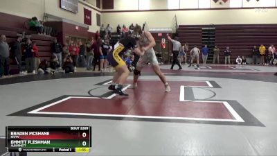 215 lbs Semifinal - Braden McShane, NH/TV vs Emmitt Fleshman, Alburnett