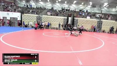 129-142 lbs Round 2 - Elijah Martinez, Southport WC vs Brady Bixler, Red Hawk WA