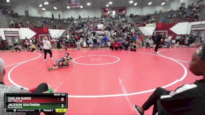 72-74 lbs Round 1 - Zaelan Rakes, Indy West WC vs Jackson Southern, Bloomington