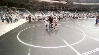 56 lbs Consolation - Lightning Kirk, Hilldale Youth Wrestling Club vs Liam Roesener, Choctaw Ironman Youth Wrestling