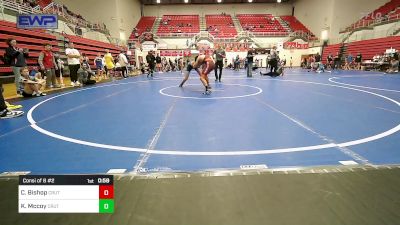 126 lbs Consi Of 8 #2 - Corey Bishop, Crutchmer Wrestling vs Kyron Mccoy, Crutchmer Wrestling