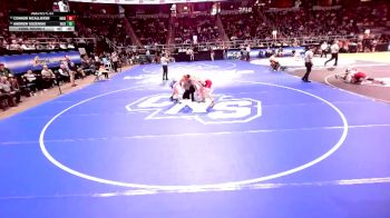 I-101 lbs Cons. Round 2 - Connor McAllister, Horseheads vs Andrew Uszenski, Valley Central