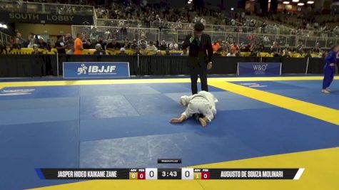 Augusto De Souza Molinari vs Jasper Hideo Kaikane Zane 2025 Pan Kids Jiu-Jitsu IBJJF Championship