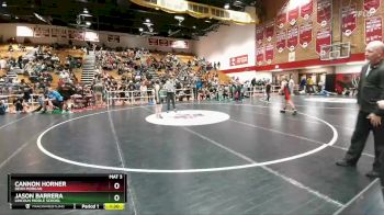 95 lbs 1st Place Match - Cannon Horner, Dean Morgan vs Jason Barrera, Lincoln Middle School