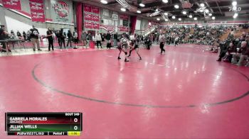 100 lbs Champ. Round 3 - Jillian Wells, Lakeside vs Gabriela Morales, Adelanto