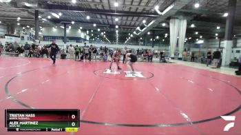 157 lbs Round 5 - Tristan Hass, North Tazewell vs Alek Martinez, NOVA WC