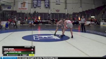 172 lbs Quarterfinal - John Johnston 3rd, SVEC vs Nash Irwin, Bellefonte Area Hs