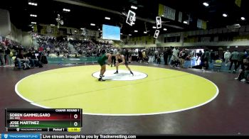 220 lbs Champ. Round 1 - Jose Martinez, Dinuba vs Soren Gammelgaro, Del Oro