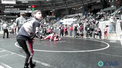 Round Of 16 - Jayce Aziz, HURRICANE WRESTLING ACADEMY vs Aaron Chavez JR., Del City Little League Wrestling