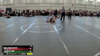 88 lbs Round 1 (10 Team) - Paul Regalbuto, NOVA WC vs Joseph Lubig, Lake WC