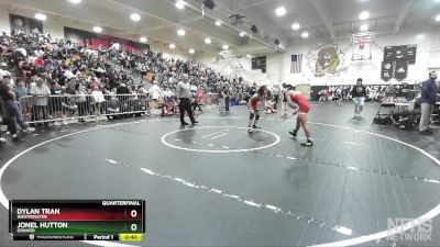 120 lbs Cons. Round 3 - Jonel Hutton, Oxnard vs Dylan Tran, Westminster